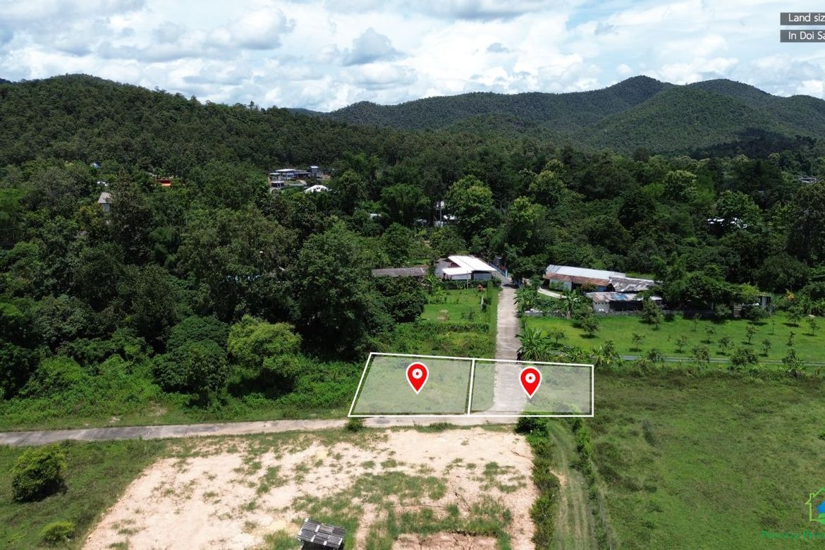 2 plots of land for sale in Doi Saket