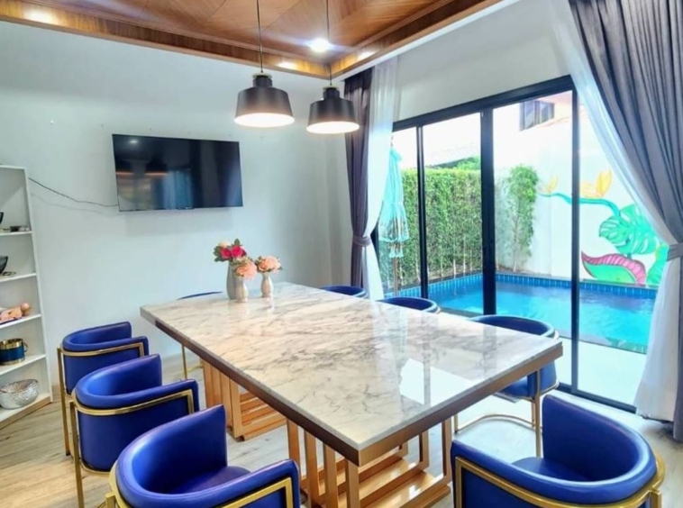 modern style with private swimming pool. (Wang Tan Village) The house is fully furnished with everything you need.-J-JOY1598