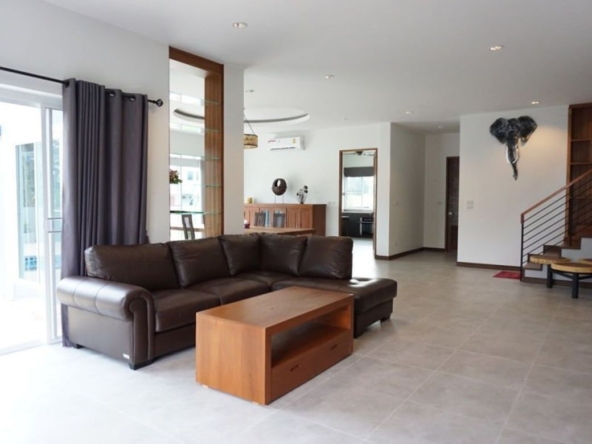 Brand new house with a private pool for rent in San Sai