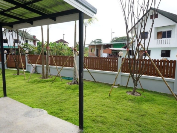 Brand new house with a private pool for rent in San Sai