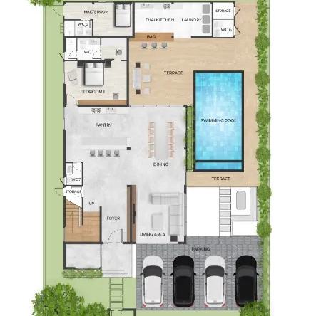 Chiang Mai Real Estate | Modern Living at The Urban Residences-CMP-369