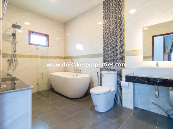 Doi Saket-DSP-(HS347-04) New Modern-Style Home with Swimming Pool and Views for Sale in Choeng Doi