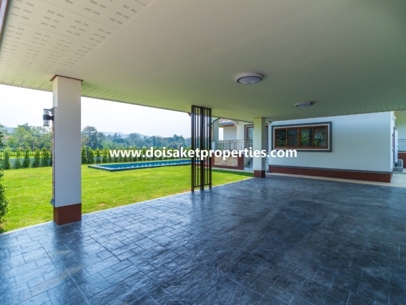 Doi Saket-DSP-(HS347-04) New Modern-Style Home with Swimming Pool and Views for Sale in Choeng Doi