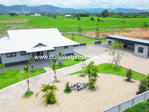 Doi Saket-DSP-(HS363-04) Beautiful 4-Bedroom Modern Home with Great Mountain Views for Sale in Pa Pong