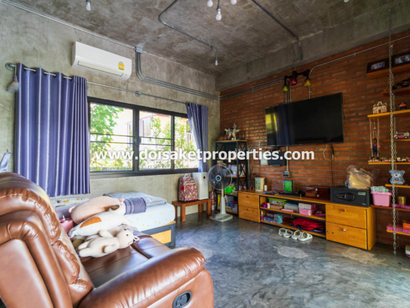 Doi Saket-DSP-(HS365-06) Beautifully-Designed 4-Bedroom Modern Home with 2-Bedroom Guest House for Sale in Luang Nuea