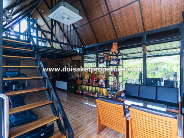 Doi Saket-DSP-(HS365-06) Beautifully-Designed 4-Bedroom Modern Home with 2-Bedroom Guest House for Sale in Luang Nuea