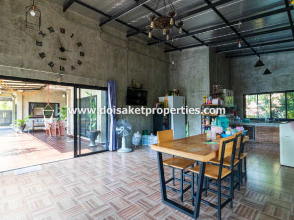 Doi Saket-DSP-(HS365-06) Beautifully-Designed 4-Bedroom Modern Home with 2-Bedroom Guest House for Sale in Luang Nuea