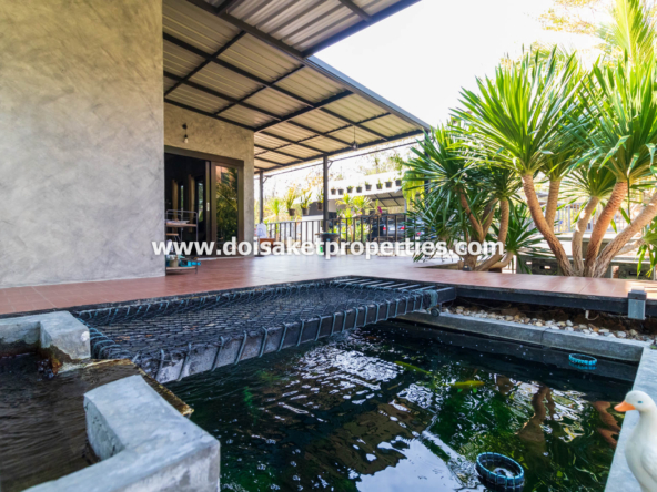 Doi Saket-DSP-(HS365-06) Beautifully-Designed 4-Bedroom Modern Home with 2-Bedroom Guest House for Sale in Luang Nuea
