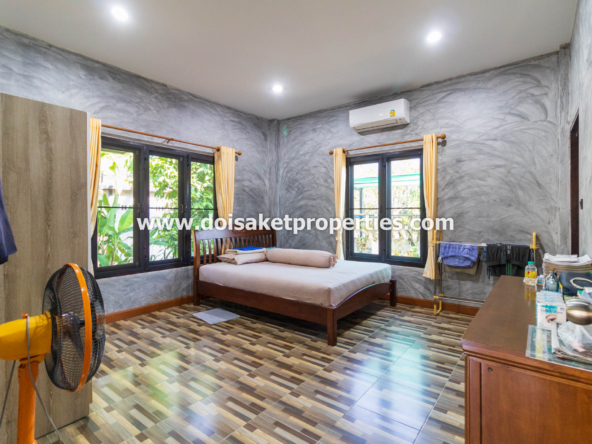 Doi Saket-DSP-(HS365-06) Beautifully-Designed 4-Bedroom Modern Home with 2-Bedroom Guest House for Sale in Luang Nuea
