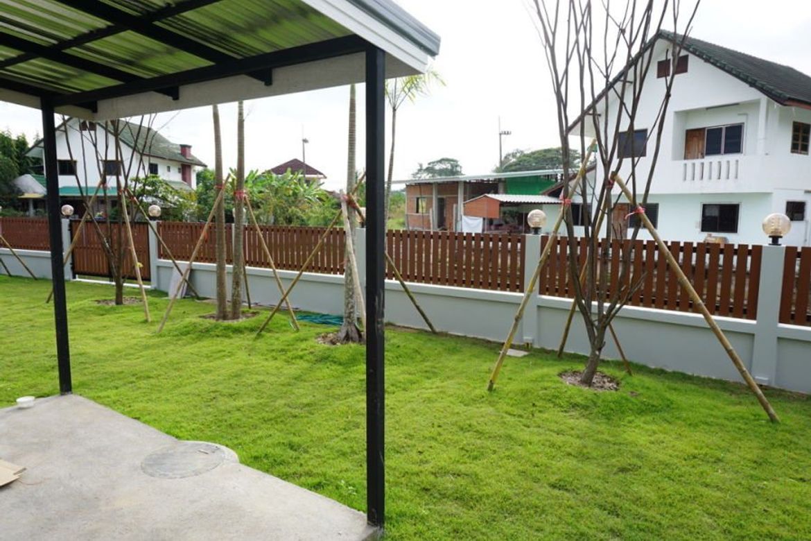 Brand new house with a private pool for rent in San Sai