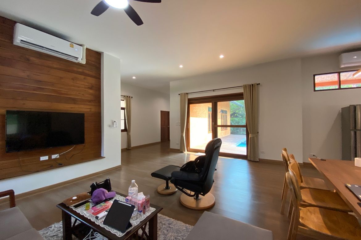 A brand new pool villa with 3 bed for rent in Hang Dong