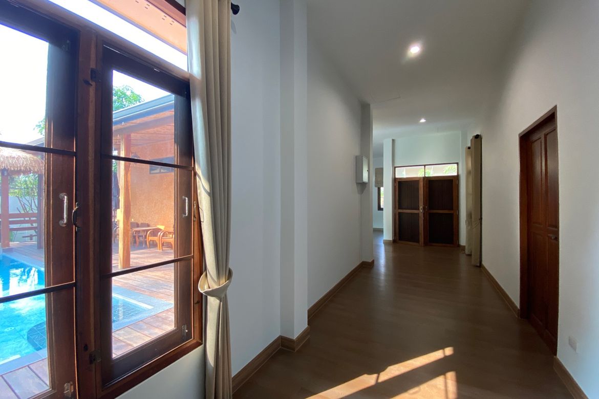 A brand new pool villa with 3 bed for rent in Hang Dong