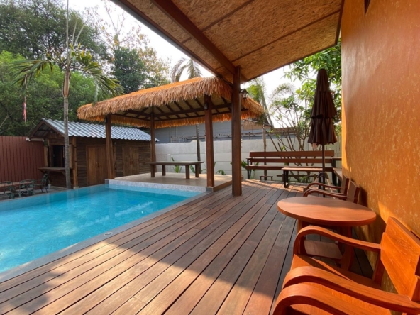 A brand new pool villa with 3 bed for rent in Hang Dong