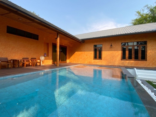 A brand new pool villa with 3 bed for rent in Hang Dong