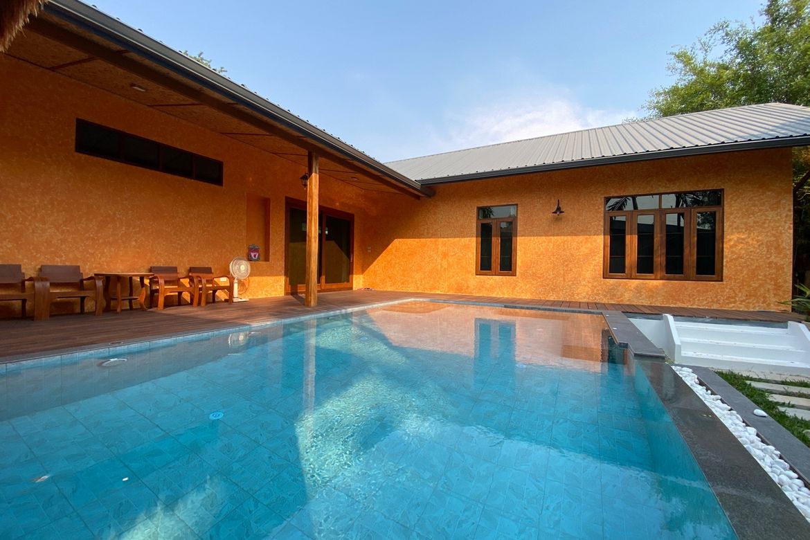 A brand new pool villa with 3 bed for rent in Hang Dong