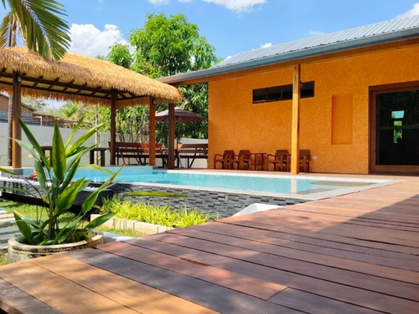A brand new pool villa with 3 bed for rent in Hang Dong