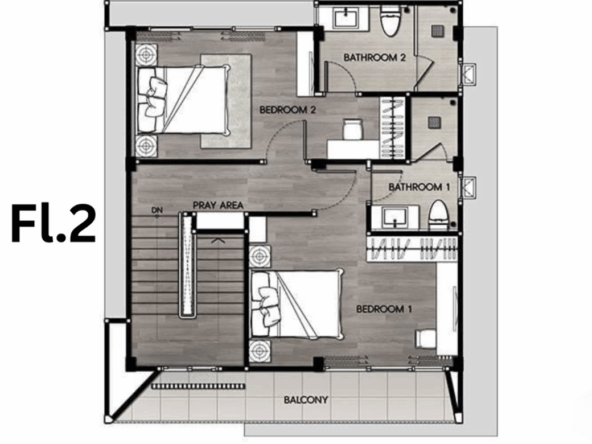 3 beds