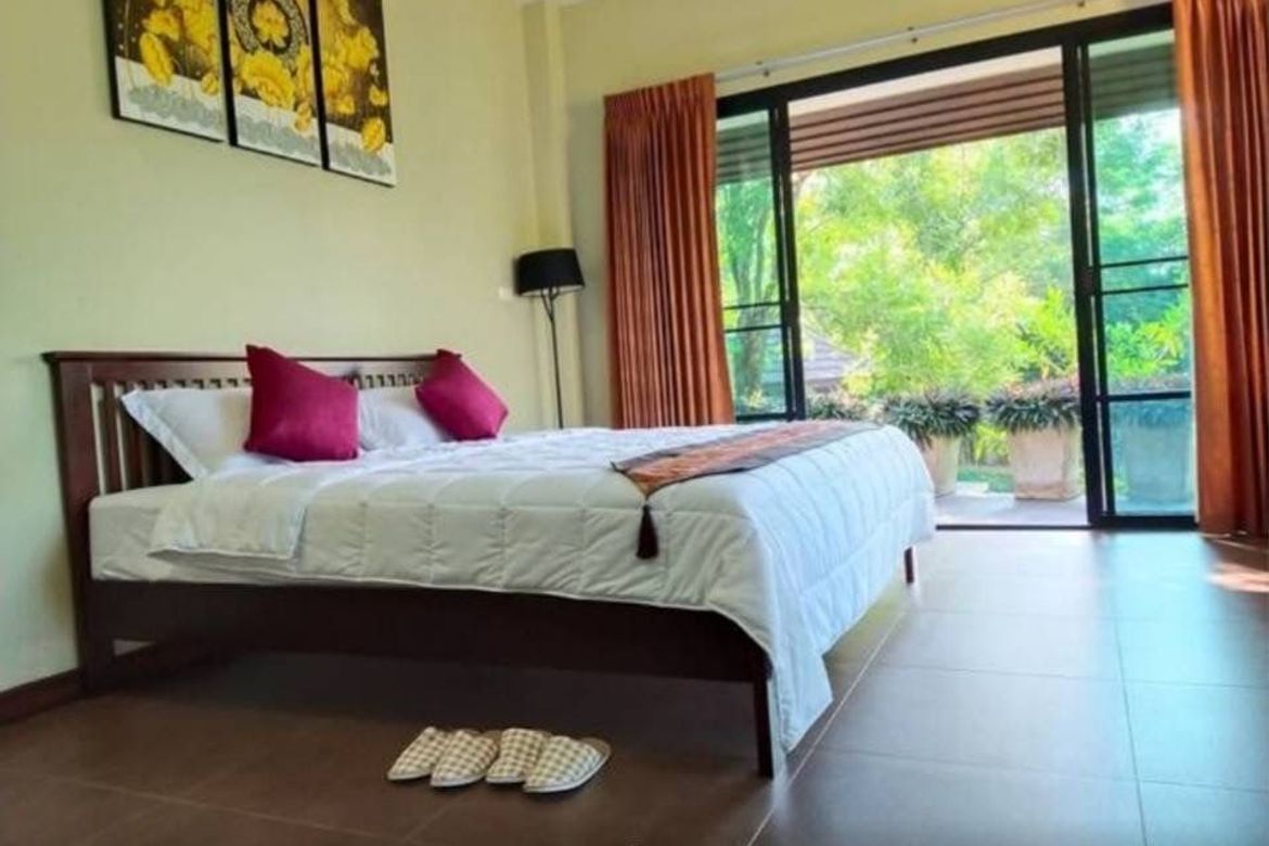 For Sale!! Comtemporary Lanna Style Resort House on 1-3-27 Rai of land located in Hang Dong