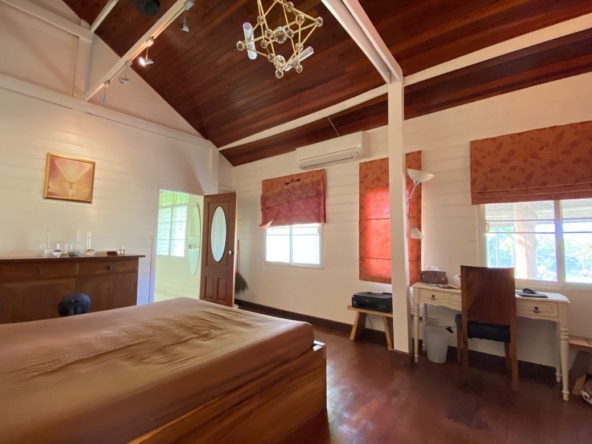 A beautiful teak wooden house for sale in Mae Taeng
