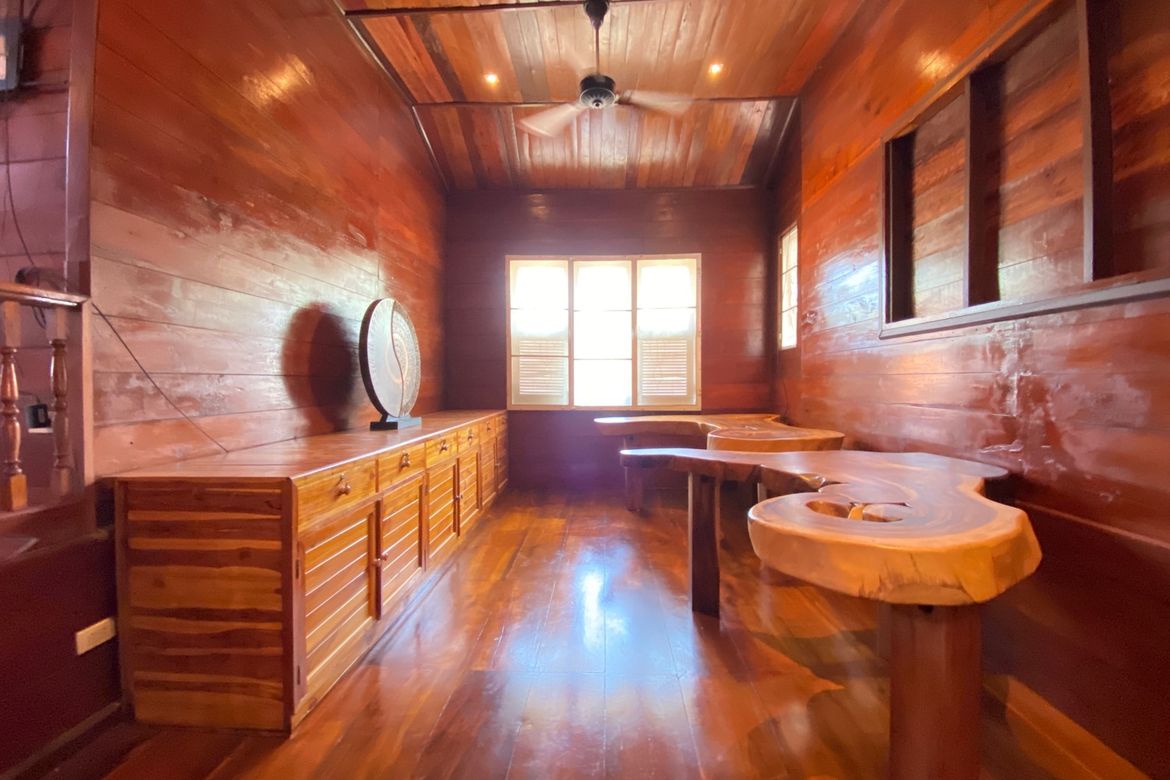 A beautiful teak wooden house for sale in Mae Taeng
