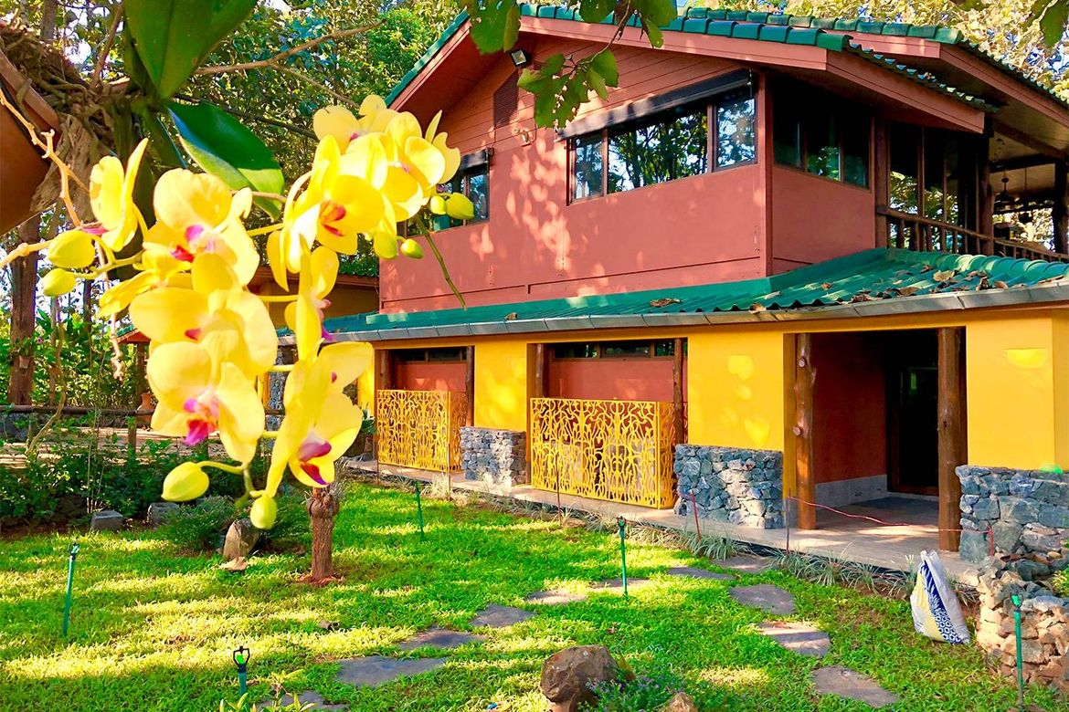 A 12 rai teakwood estate with luxury residence is for sale in Phrao area of Chiang Mai-P-PHS1127
