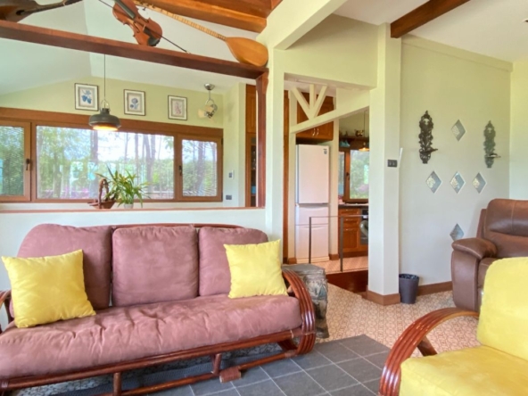 A 12 rai teakwood estate with luxury residence is for sale in Phrao area of Chiang Mai-P-PHS1127