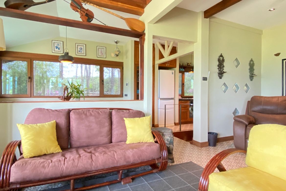 A 12 rai teakwood estate with luxury residence is for sale in Phrao area of Chiang Mai-P-PHS1127