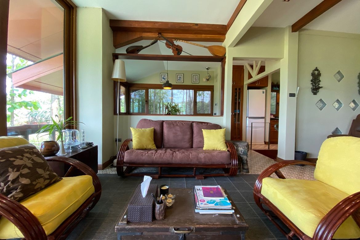 A 12 rai teakwood estate with luxury residence is for sale in Phrao area of Chiang Mai-P-PHS1127