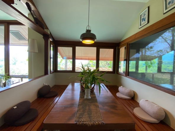 A 12 rai teakwood estate with luxury residence is for sale in Phrao area of Chiang Mai-P-PHS1127