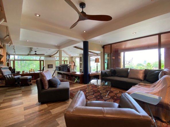 A 12 rai teakwood estate with luxury residence is for sale in Phrao area of Chiang Mai-P-PHS1127