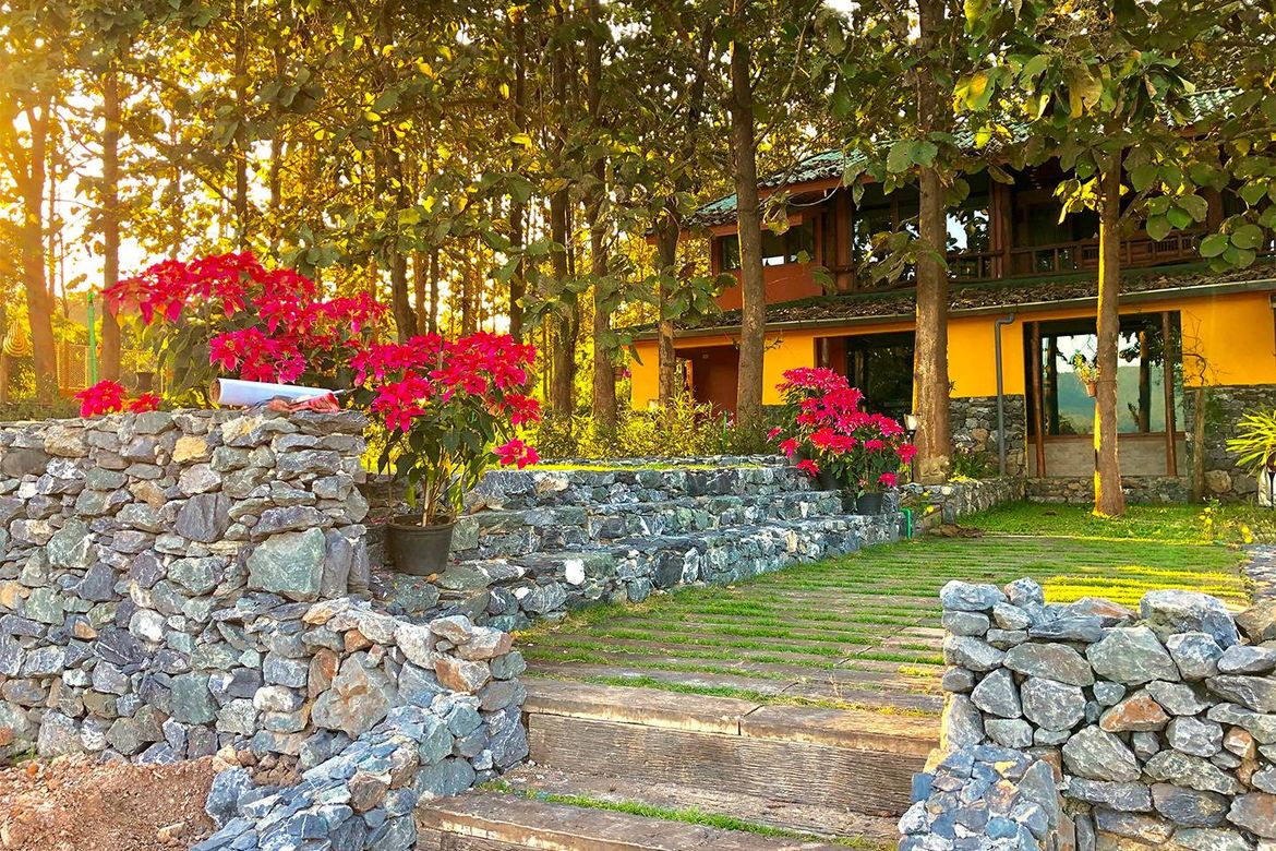 A 12 rai teakwood estate with luxury residence is for sale in Phrao area of Chiang Mai-P-PHS1127