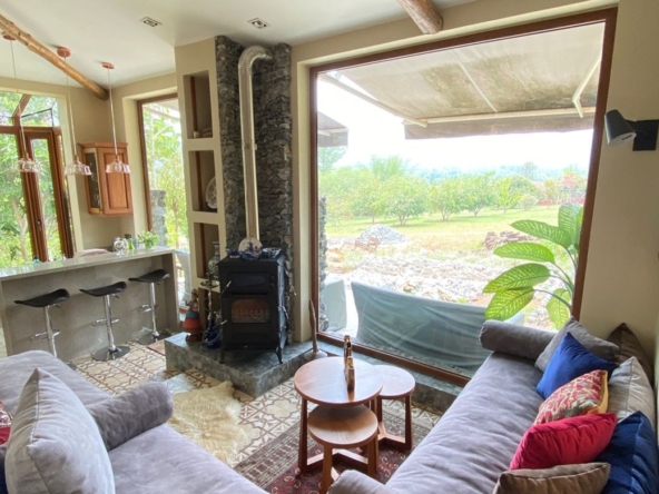 A 12 rai teakwood estate with luxury residence is for sale in Phrao area of Chiang Mai-P-PHS1127