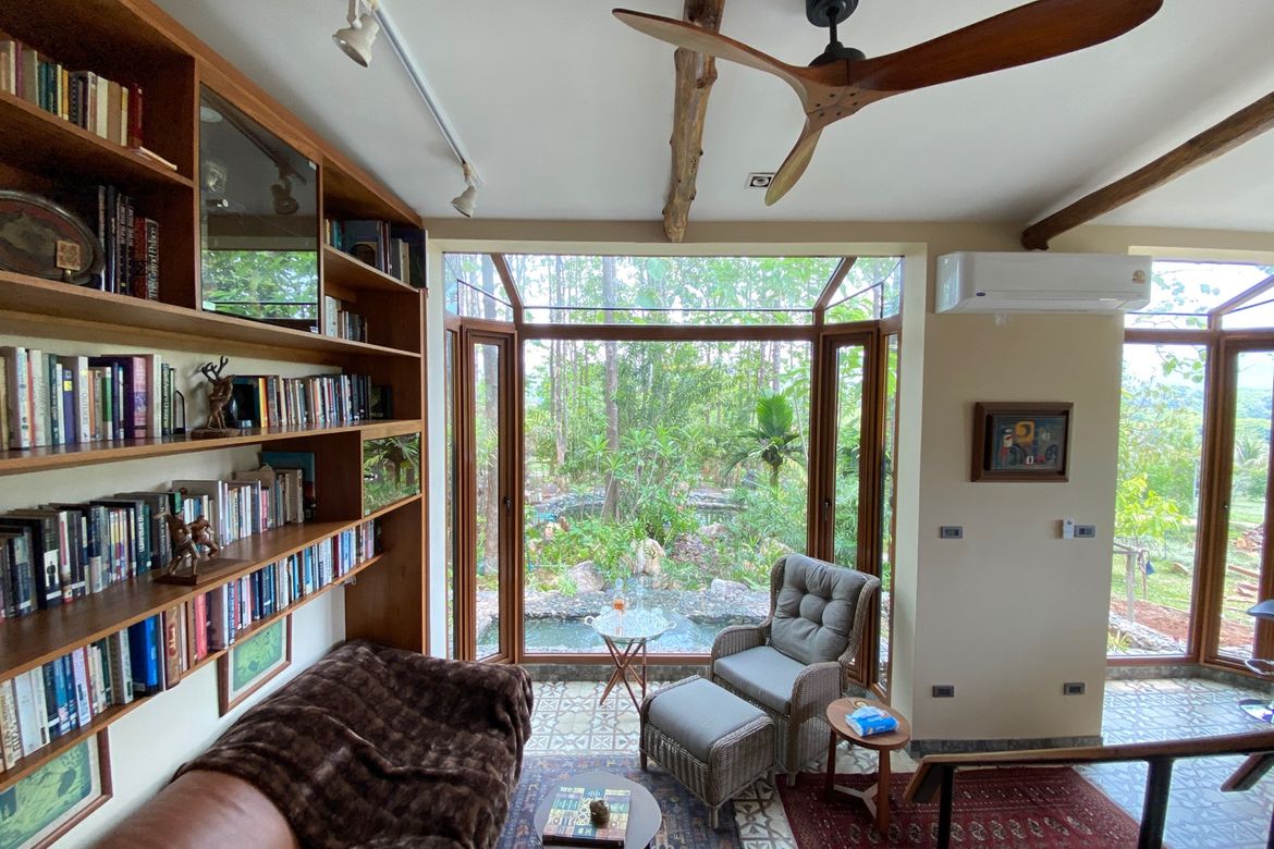 A 12 rai teakwood estate with luxury residence is for sale in Phrao area of Chiang Mai-P-PHS1127