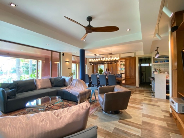 A 12 rai teakwood estate with luxury residence is for sale in Phrao area of Chiang Mai-P-PHS1127