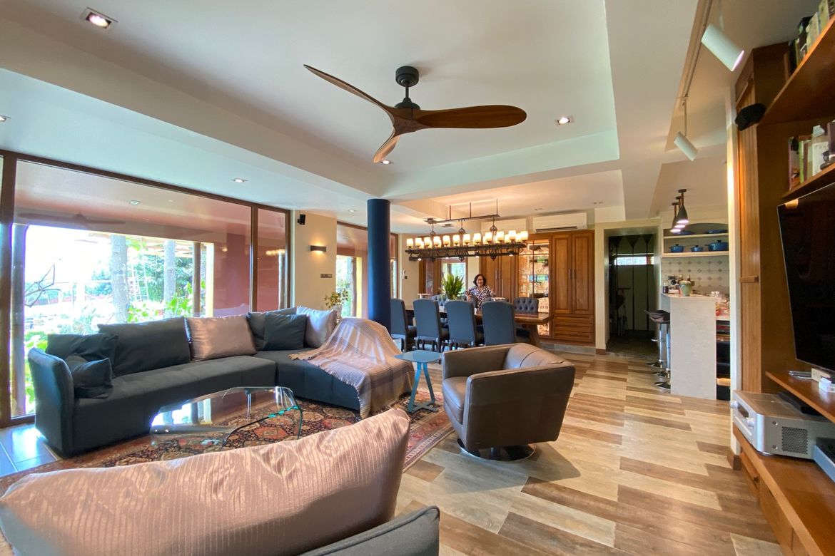 A 12 rai teakwood estate with luxury residence is for sale in Phrao area of Chiang Mai-P-PHS1127
