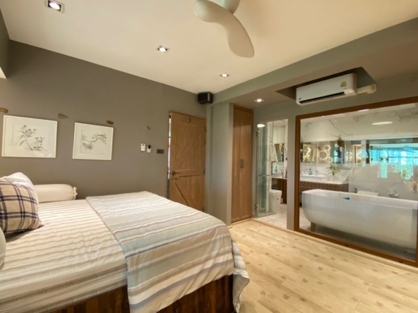A 12 rai teakwood estate with luxury residence is for sale in Phrao area of Chiang Mai-P-PHS1127