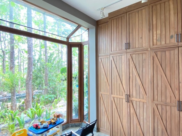 A 12 rai teakwood estate with luxury residence is for sale in Phrao area of Chiang Mai-P-PHS1127