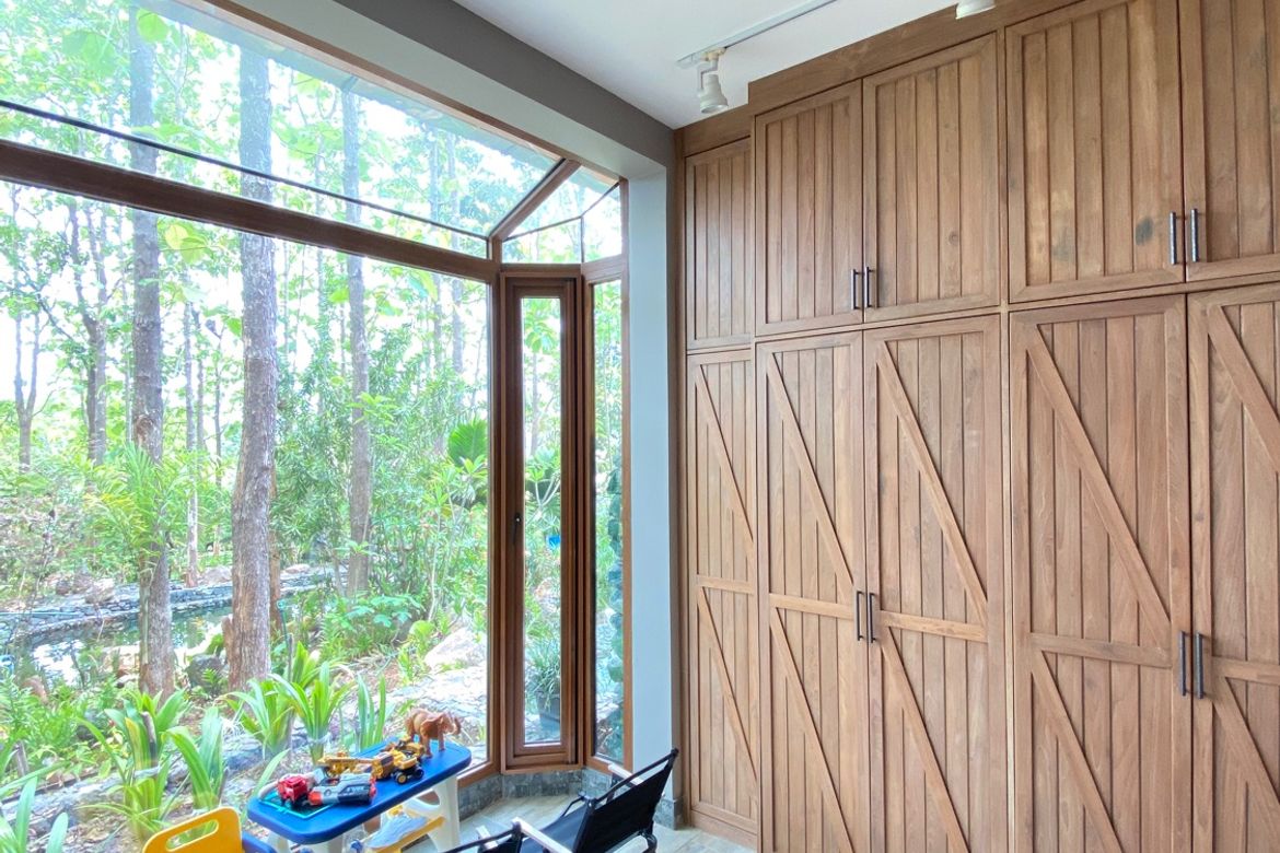 A 12 rai teakwood estate with luxury residence is for sale in Phrao area of Chiang Mai-P-PHS1127