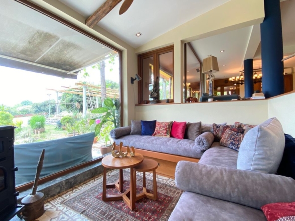A 12 rai teakwood estate with luxury residence is for sale in Phrao area of Chiang Mai-P-PHS1127