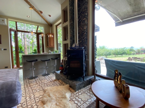 A 12 rai teakwood estate with luxury residence is for sale in Phrao area of Chiang Mai-P-PHS1127
