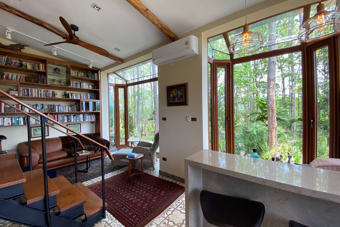 A 12 rai teakwood estate with luxury residence is for sale in Phrao area of Chiang Mai-P-PHS1127