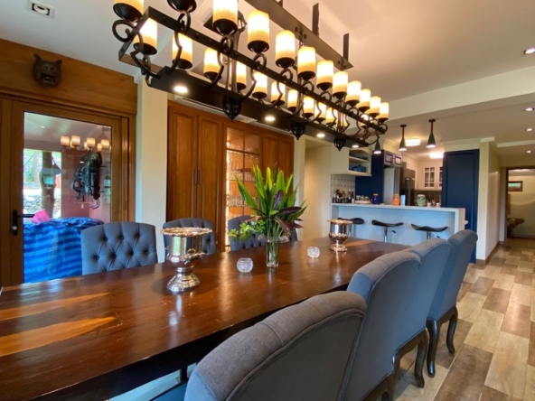 A 12 rai teakwood estate with luxury residence is for sale in Phrao area of Chiang Mai-P-PHS1127