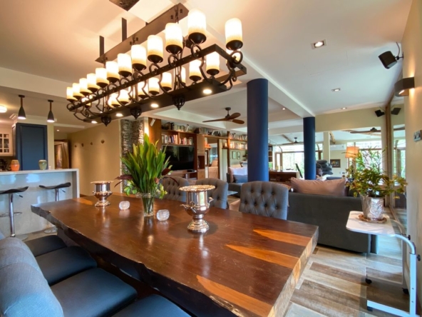A 12 rai teakwood estate with luxury residence is for sale in Phrao area of Chiang Mai-P-PHS1127