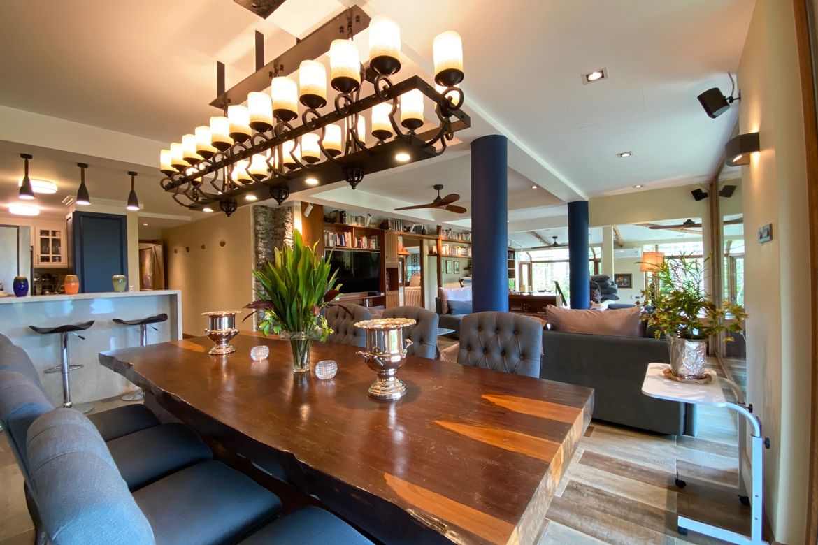 A 12 rai teakwood estate with luxury residence is for sale in Phrao area of Chiang Mai-P-PHS1127