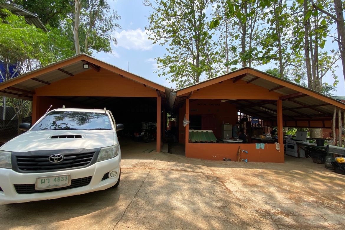 A 12 rai teakwood estate with luxury residence is for sale in Phrao area of Chiang Mai-P-PHS1127