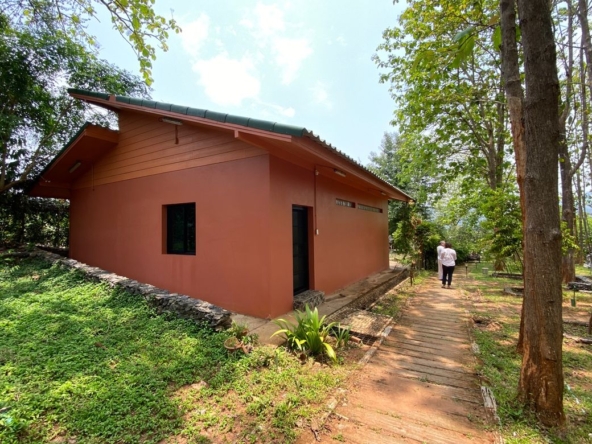 A 12 rai teakwood estate with luxury residence is for sale in Phrao area of Chiang Mai-P-PHS1127