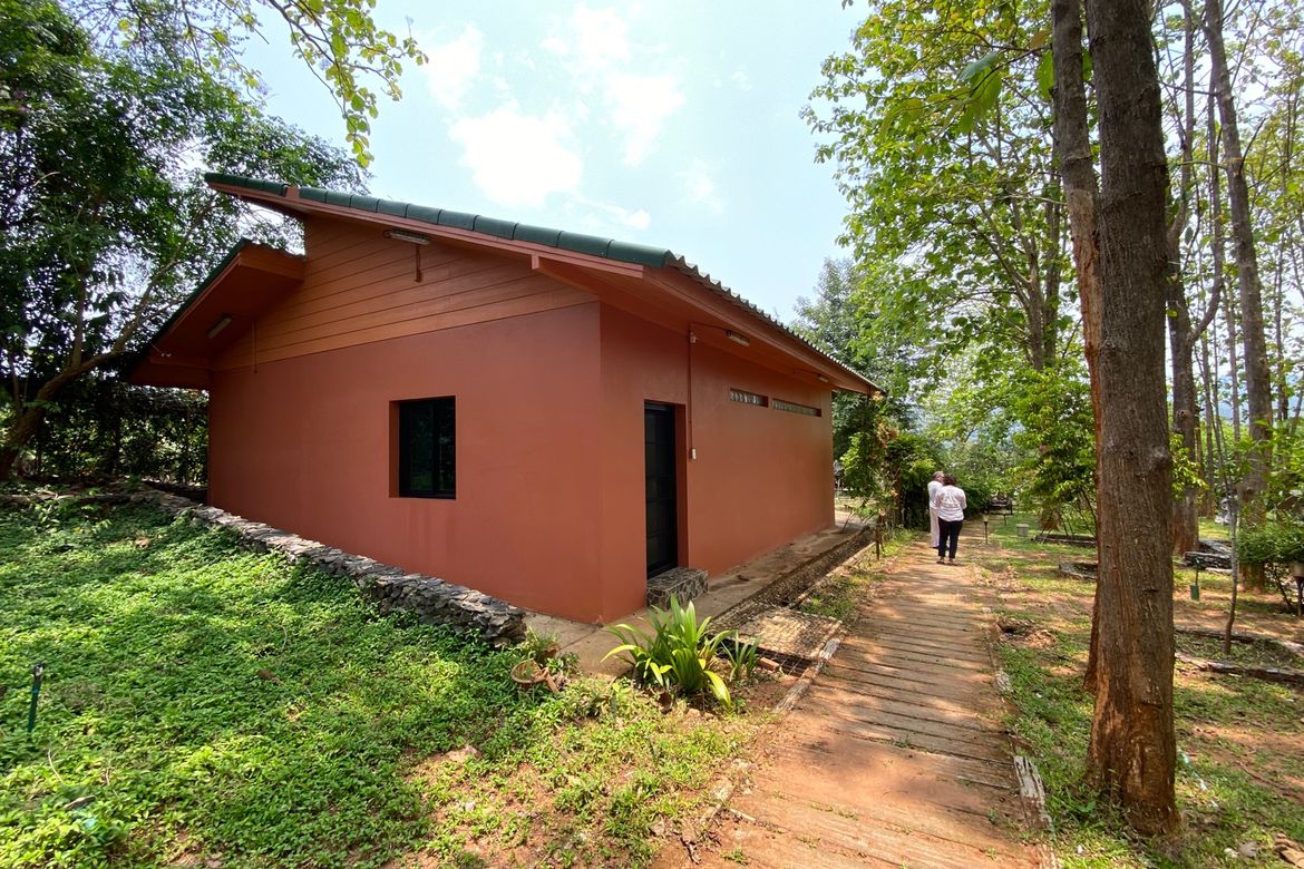 A 12 rai teakwood estate with luxury residence is for sale in Phrao area of Chiang Mai-P-PHS1127