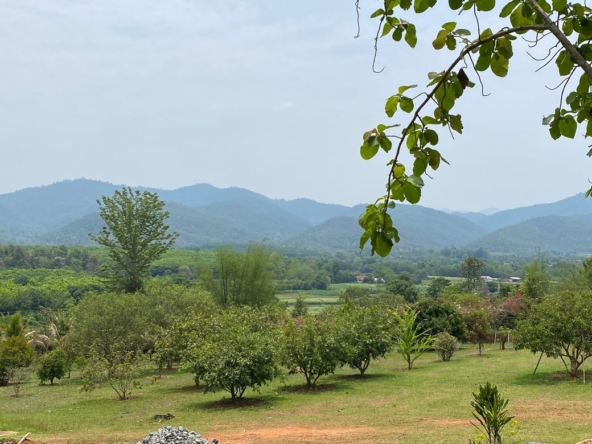 A 12 rai teakwood estate with luxury residence is for sale in Phrao area of Chiang Mai-P-PHS1127