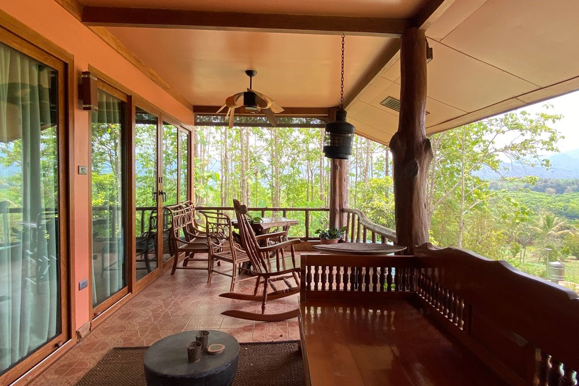 A 12 rai teakwood estate with luxury residence is for sale in Phrao area of Chiang Mai-P-PHS1127