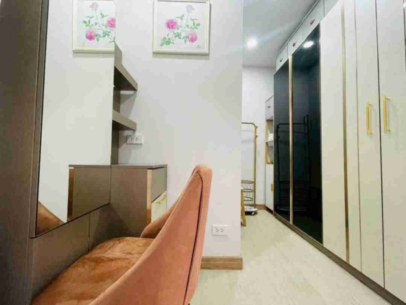 with interior decoration